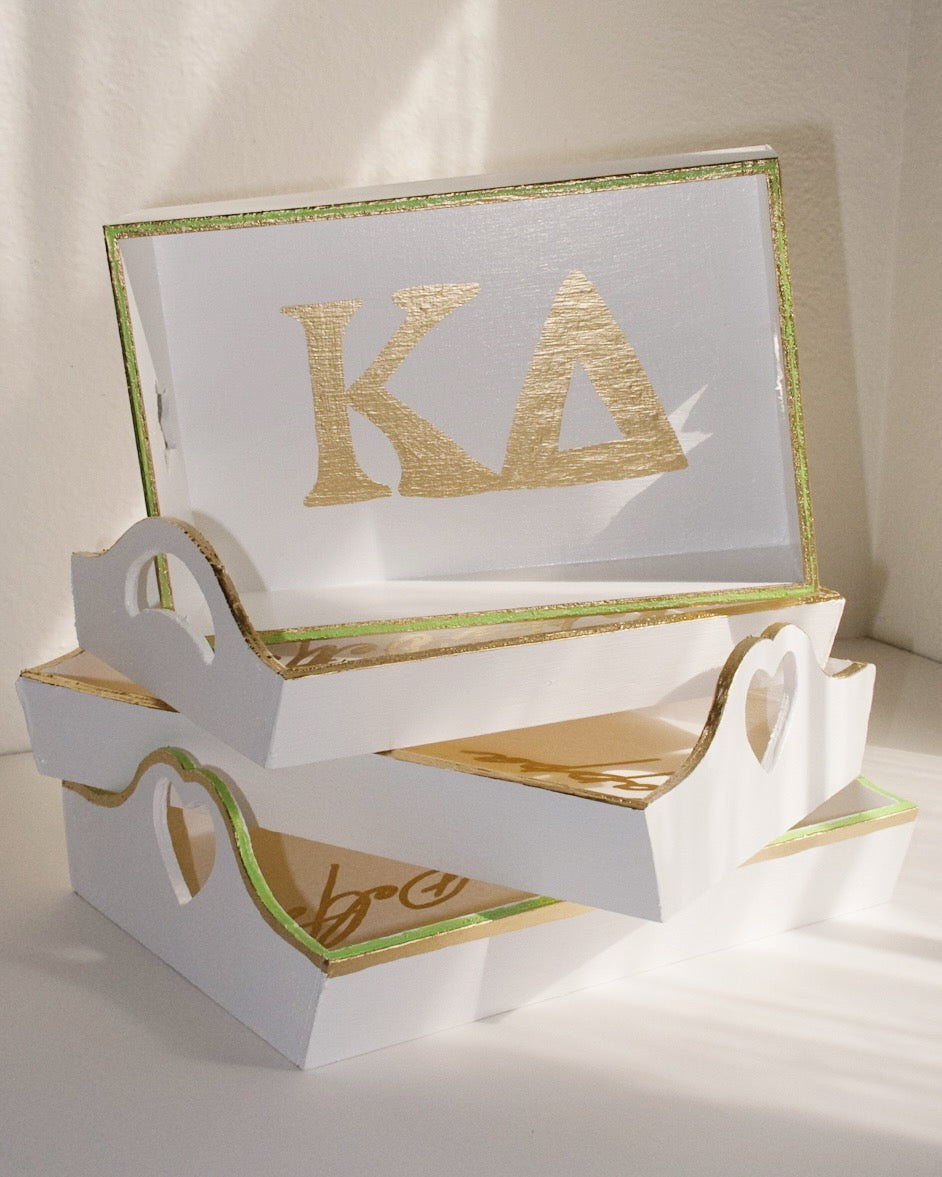 Sorority Greek Symbols Trays