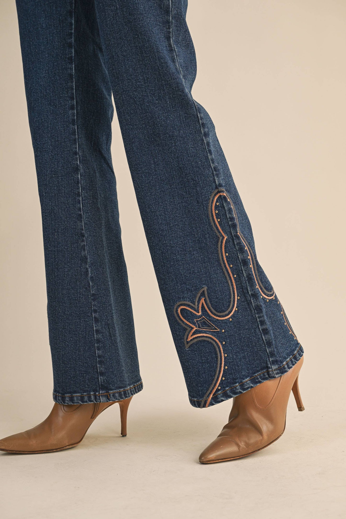 Western Embroidered Jeans
