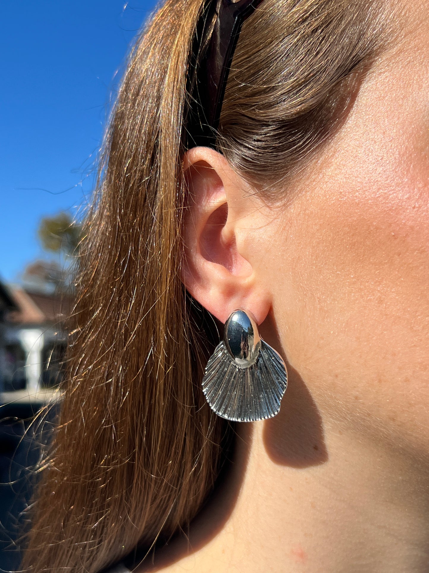 Large Shell Earrings