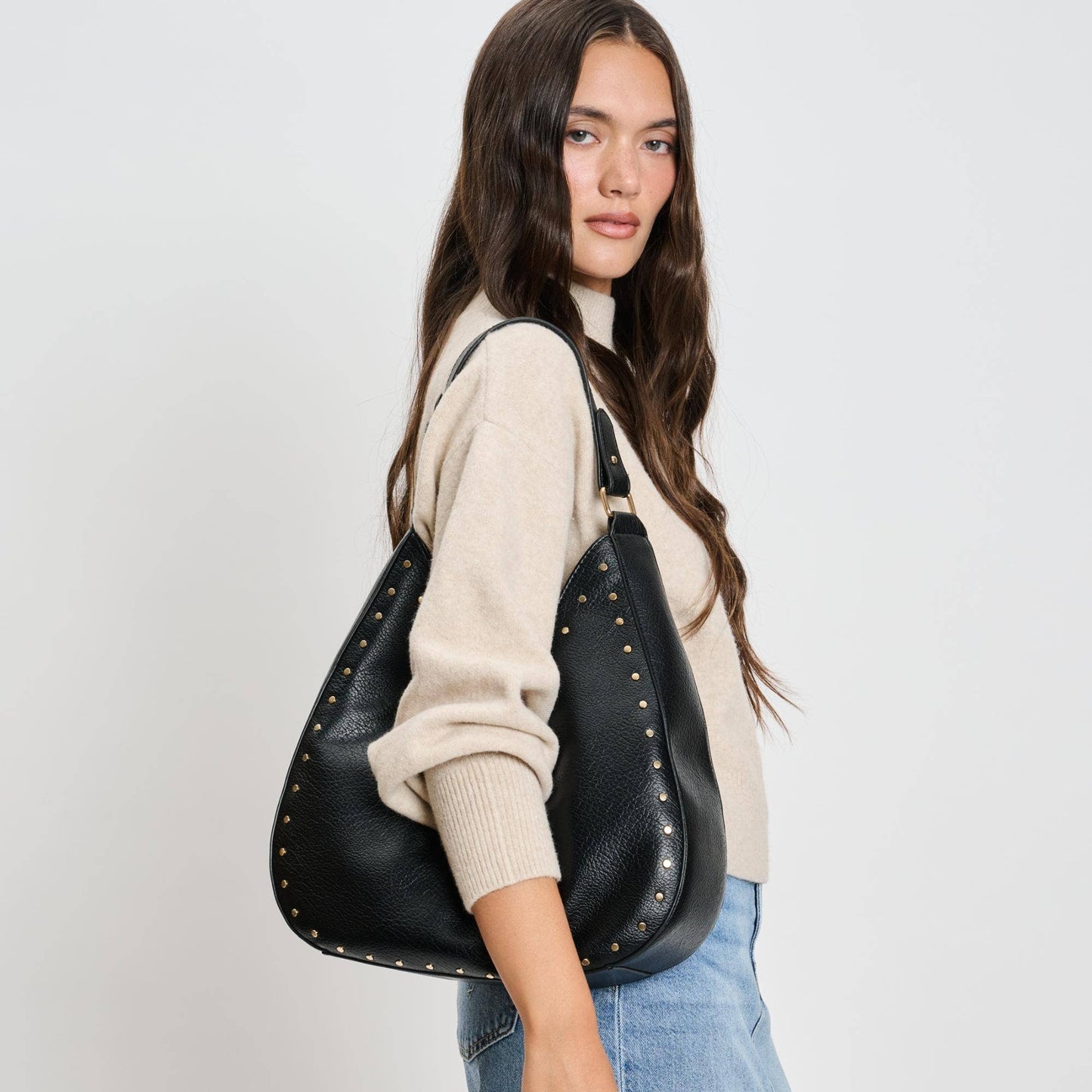 Olivia Hobo Purse: Black