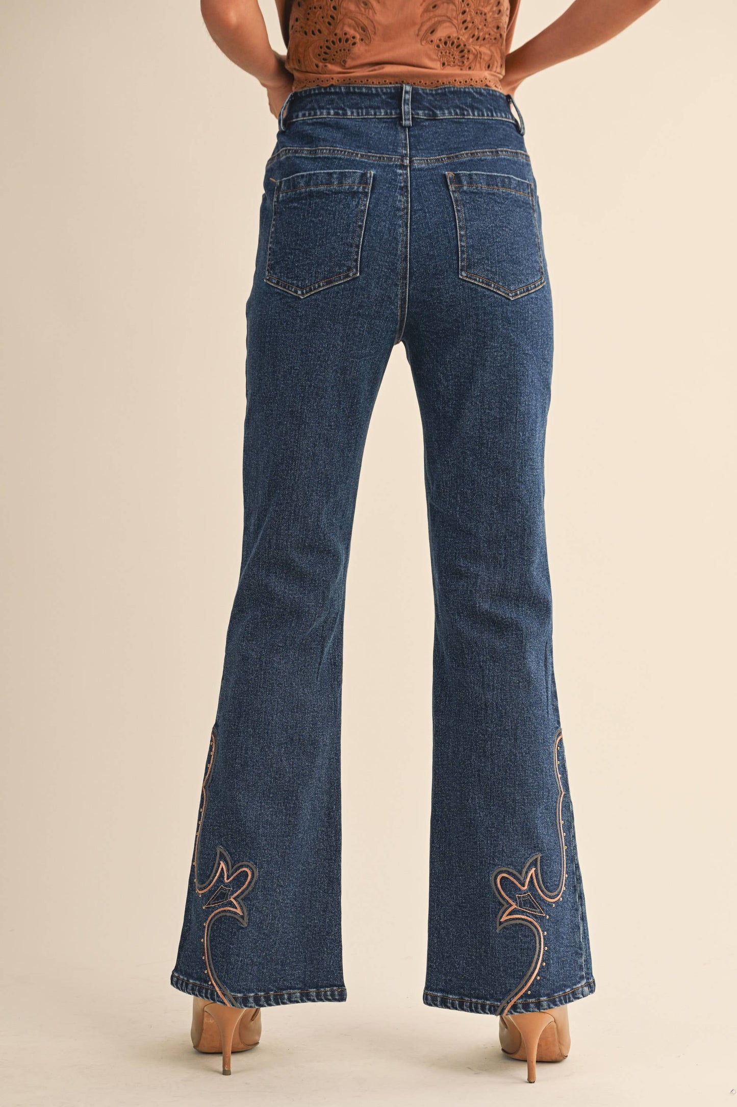 Western Embroidered Jeans