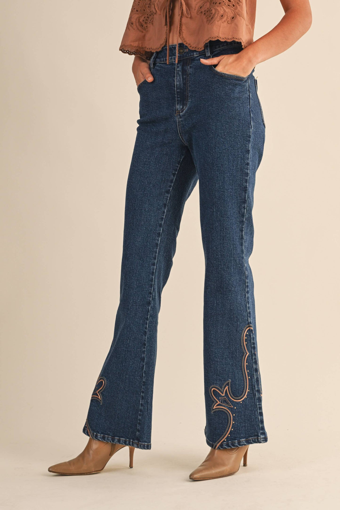 Western Embroidered Jeans