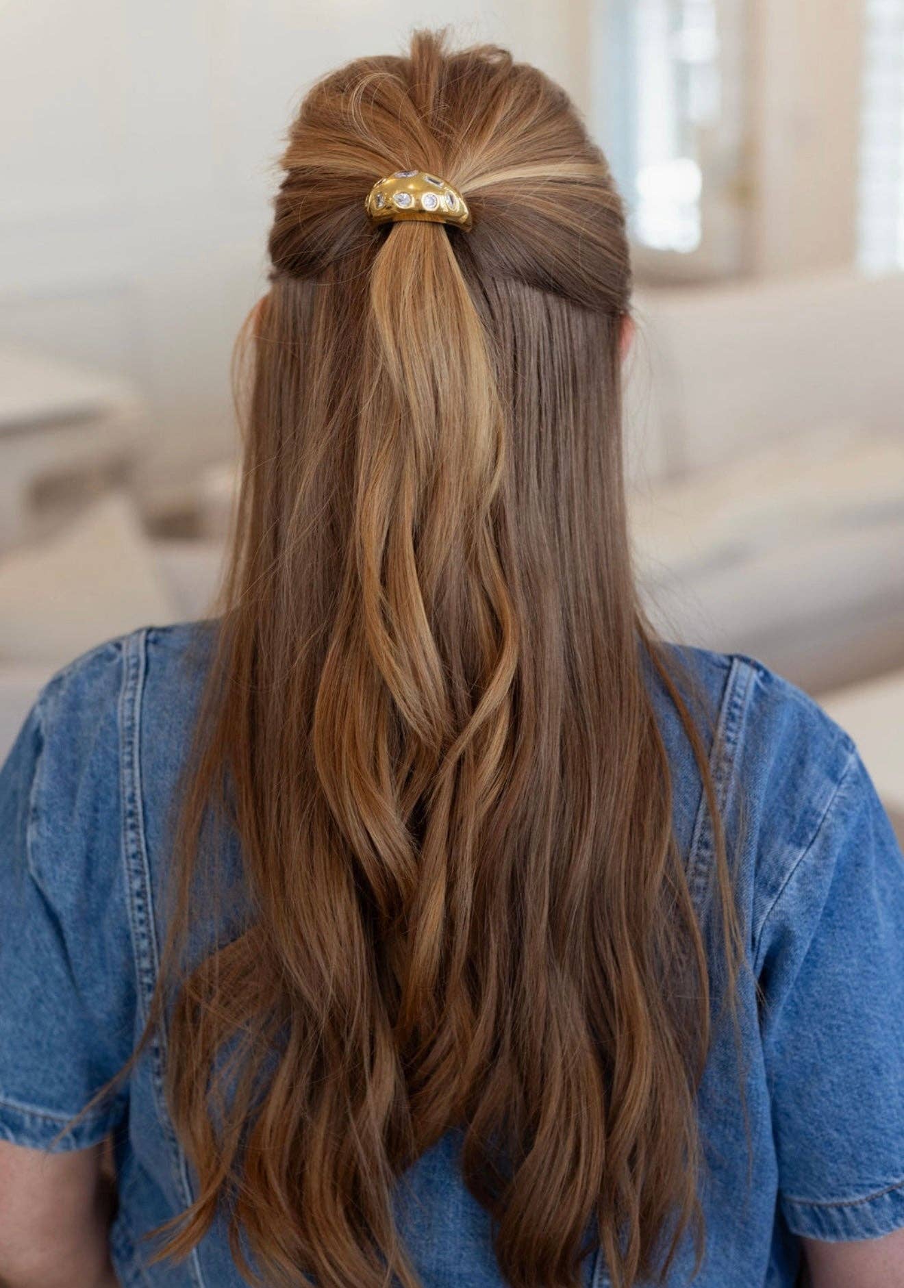 BLING HAIR TIE: GOLD