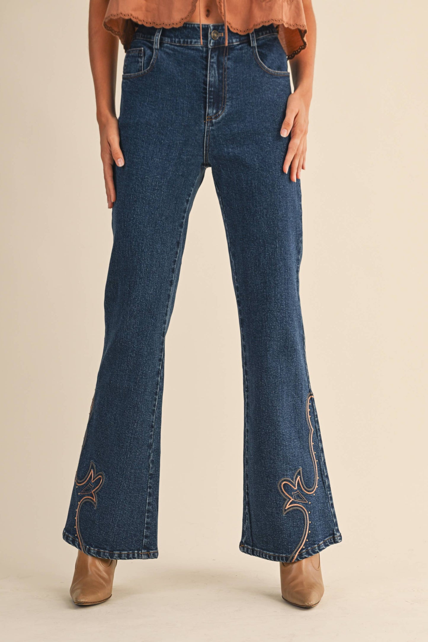 Western Embroidered Jeans