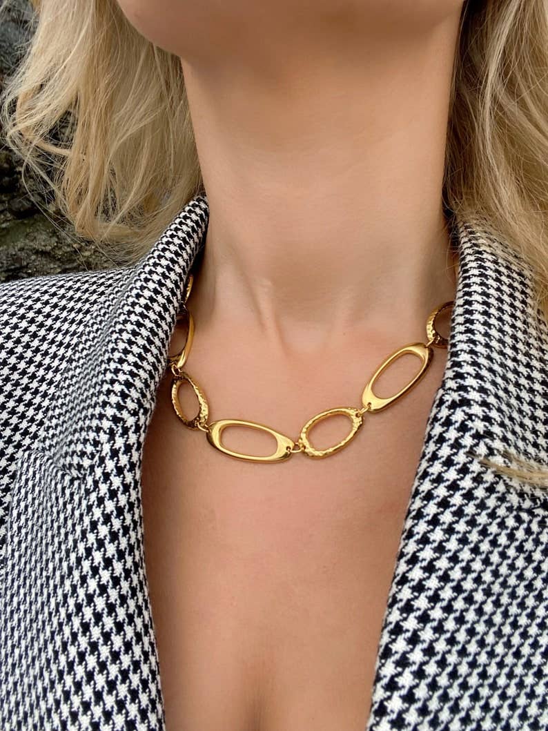 Gold Dainty Chain Necklace