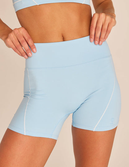 The Trace Biker Shorts: Opal / S