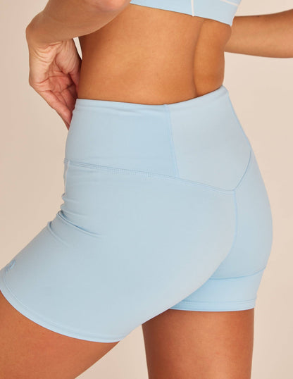 The Trace Biker Shorts: Opal / S