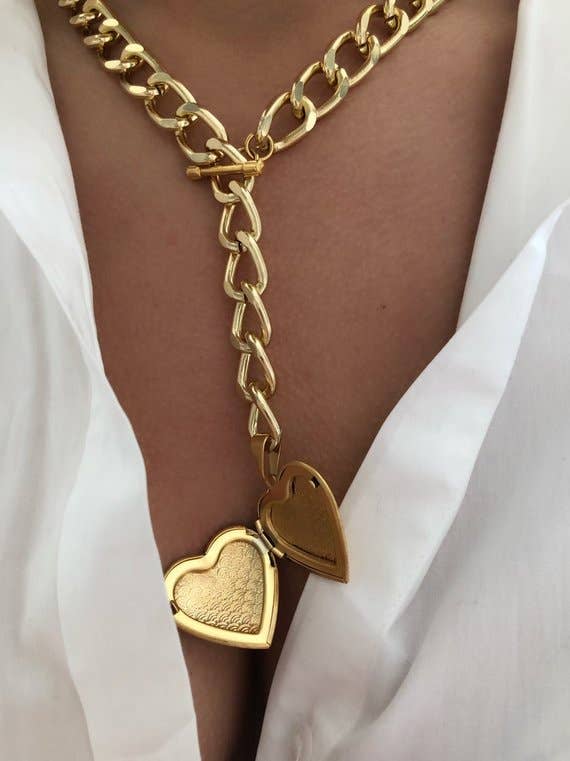 Gold Heart Necklace