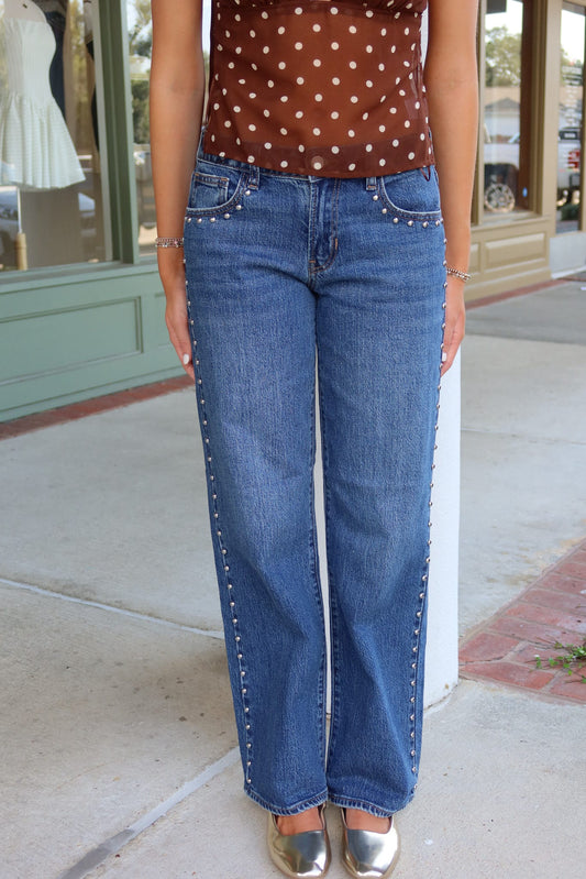 Studded Jeans