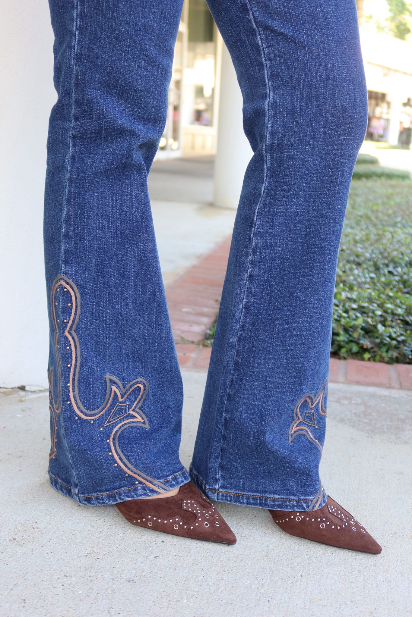 Western Embroidered Jeans