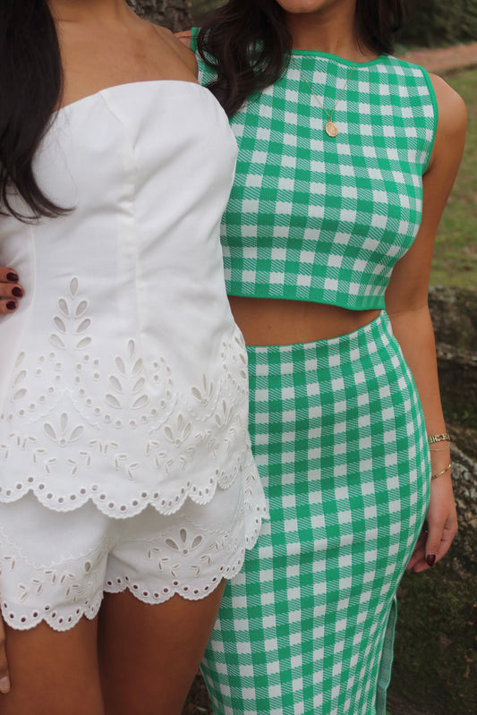 Gingham Top