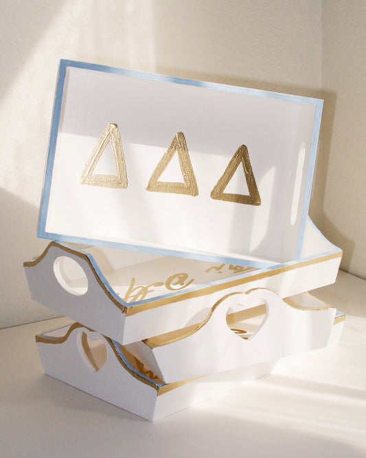 Sorority Greek Symbols Trays