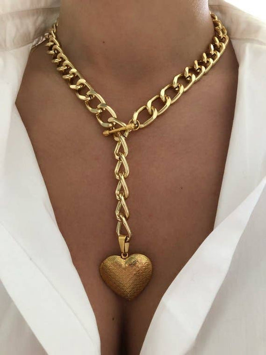 Gold Heart Necklace