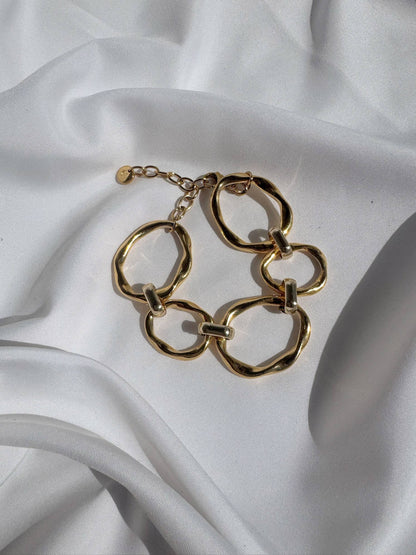 Gold Chunky Link Bracelet