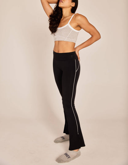 The Trace Cropped Cami: Black / S